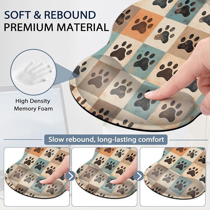 Cute Paw Print Vintage