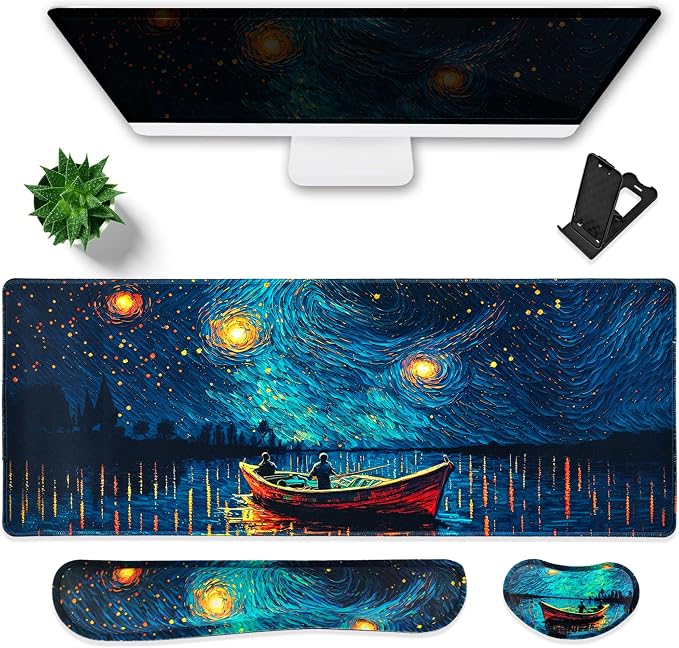 Boating Under the Starry Night
