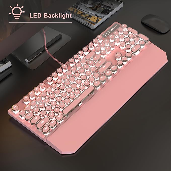 Pink and White