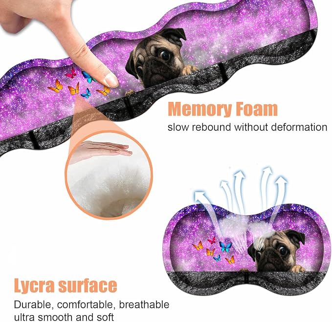 Cute Pug and Butterfly