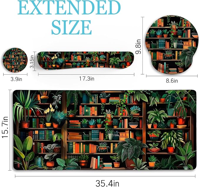 XXL-Green Plant Bookshelf