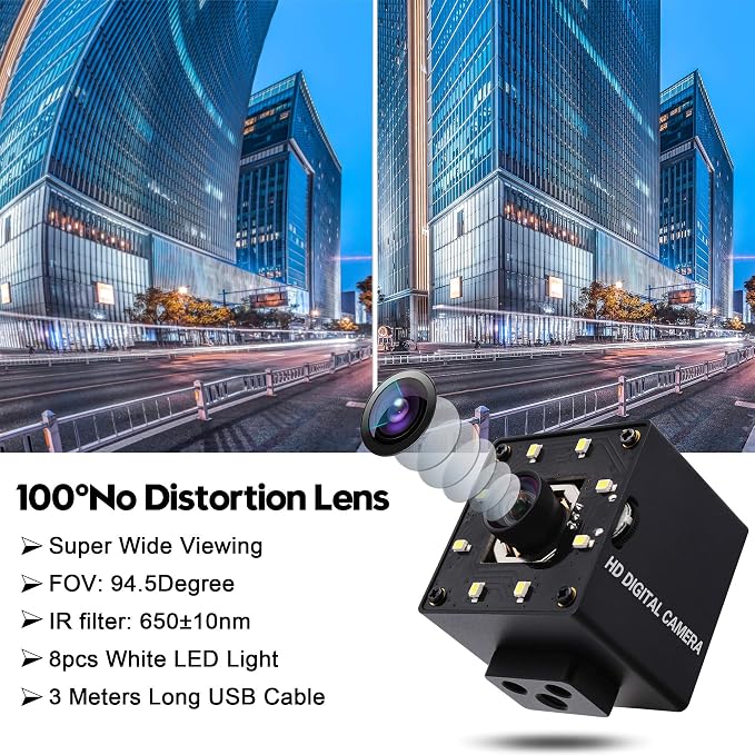 100° Lens with Light