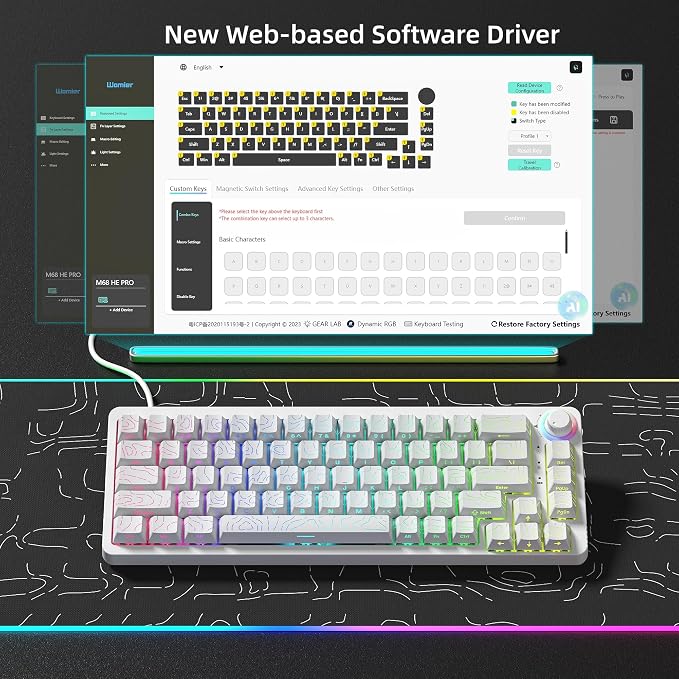 M68HE PRO-White
