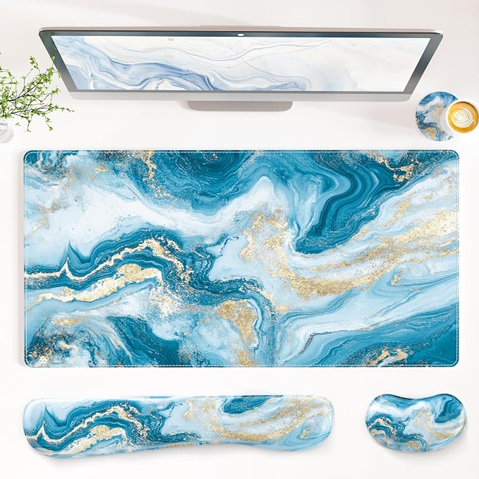 Blue Fluid Art